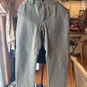 Mens Green Herringbone Pattern